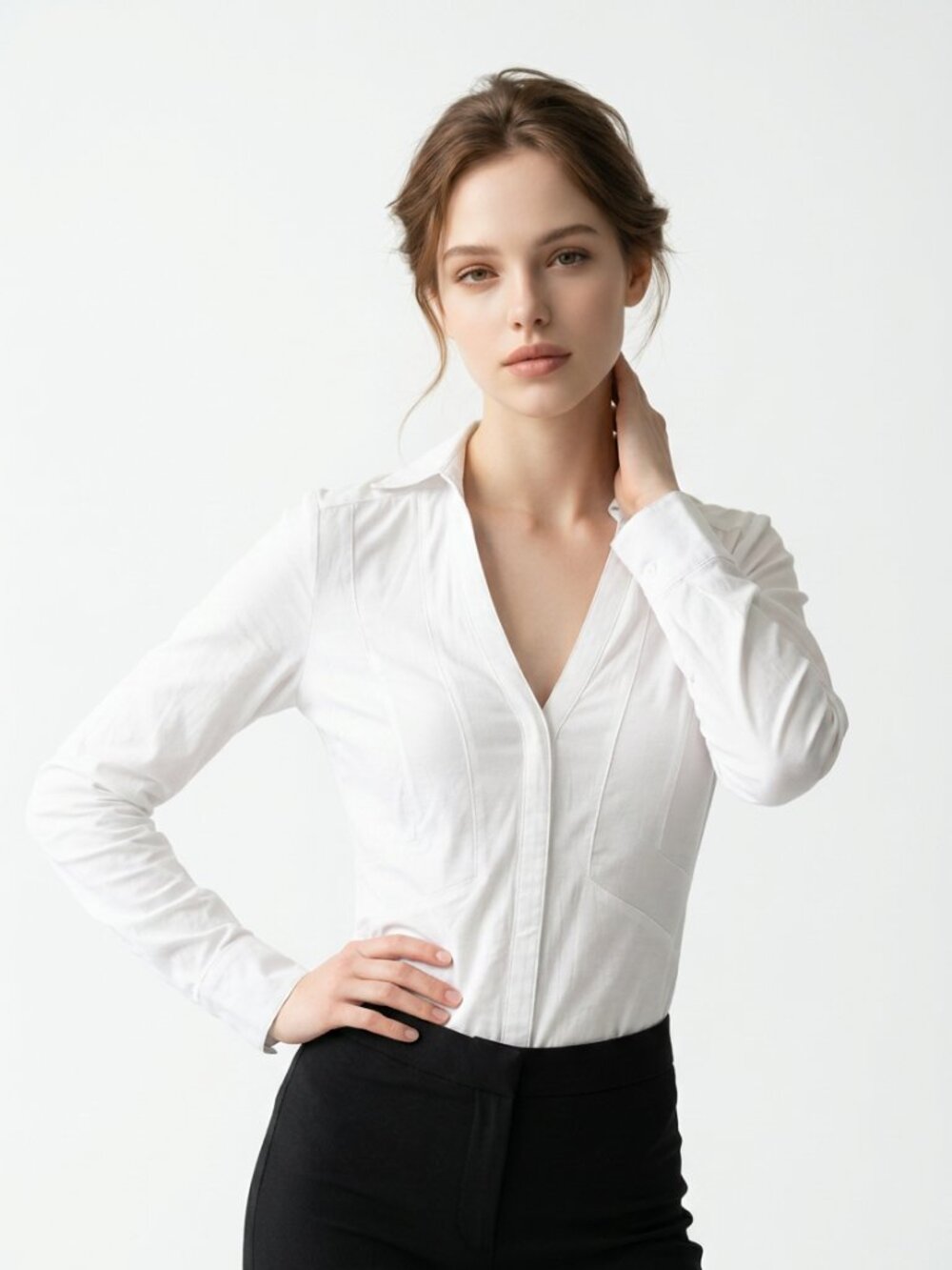 white bodysuit